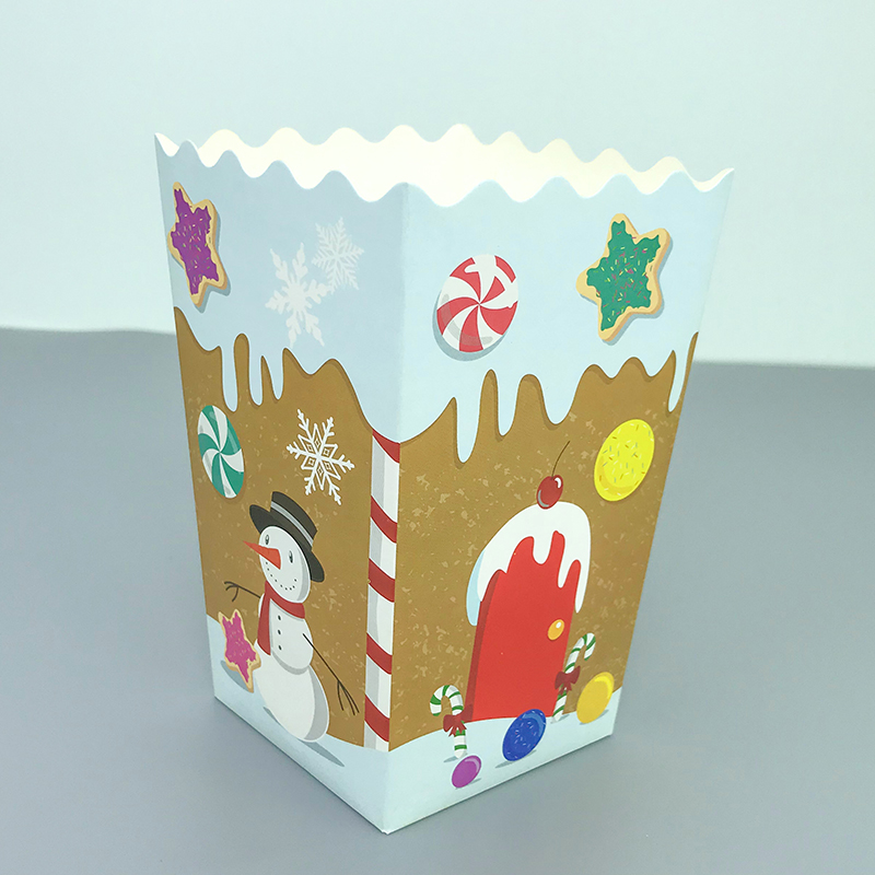 雪人爆米（mǐ）花盒（hé）